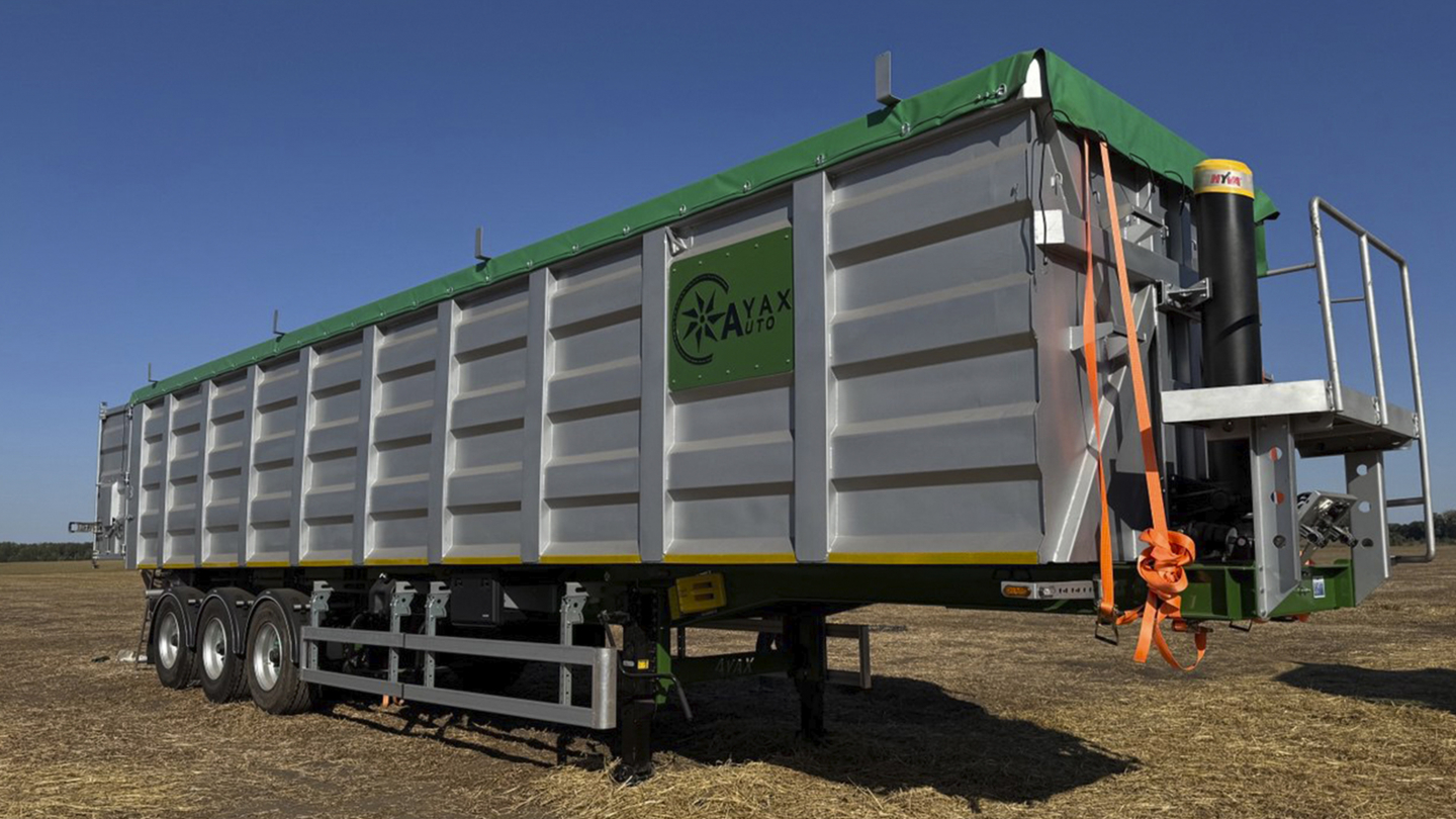 Напівпричеп-самоскид зерновоз (55-66м3) АЯКС  DST 327.55