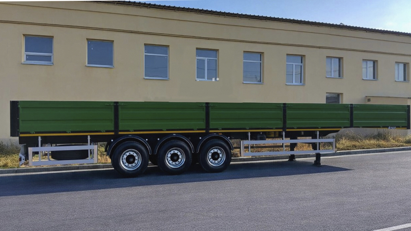 Напівпричеп – платформа бортова АЯКС PST 325.15
